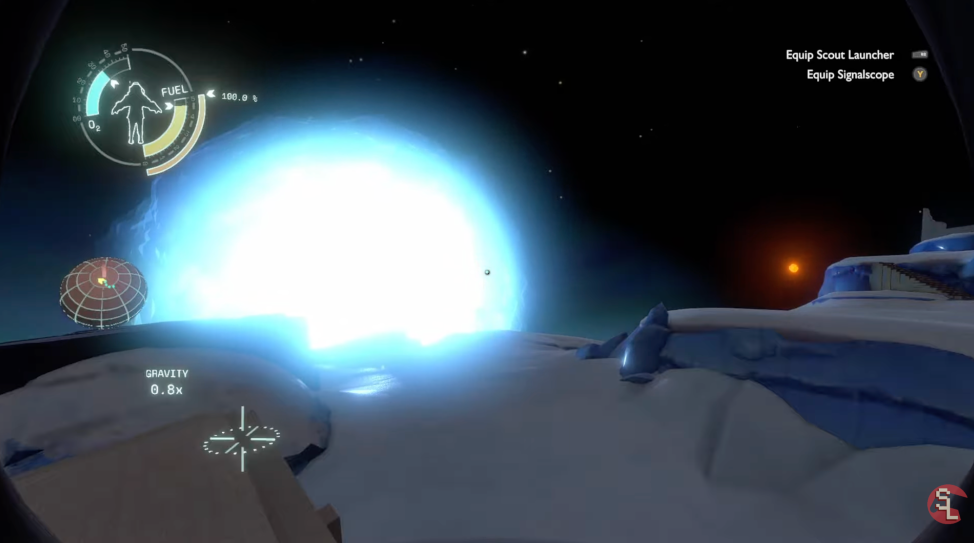 A screenshot of Outer Wilds